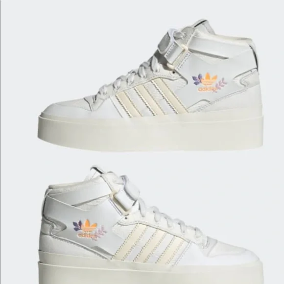 Women’s Adidas Forum Bonega Mid Shoes - Picture 6 of 15